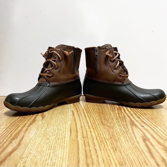 Sperry | Top-Sider  Saltwater Duck Boot Size 6.5 Dark Brown - Picture 9 of 9